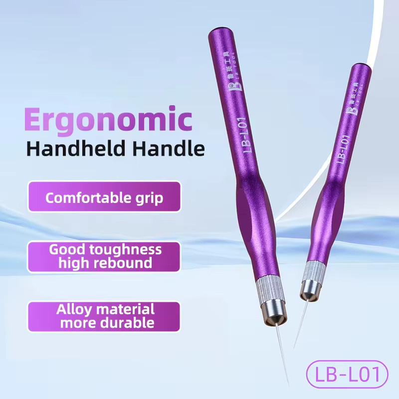 LB TOOL LB-L01 Ergonomisches Präzisionsmessergriff-Schnellwechselfutter in Lila für Telefonreparatur und Elektronikwartung - Bild 2