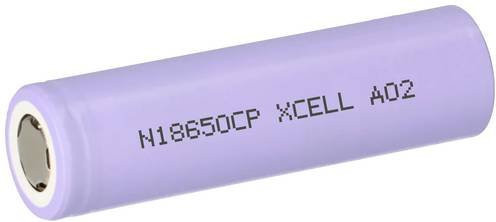 XCell N18650-35E Spezial-Akku 18650 Li-Ion Flat-Top 3,6V 3350 mAh lila - Bild 1