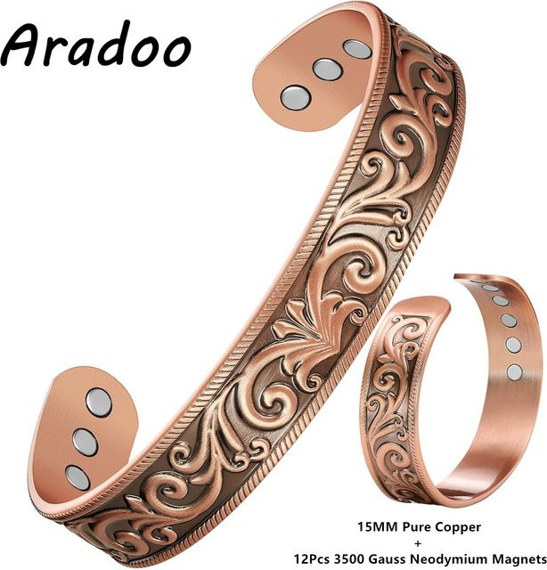 ARADOO Armband, Kupfer, magnetisch, Unisex - Bild 1