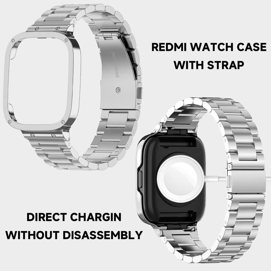 CAOWTAN Uhrenarmband Edelstahl, Ersatzarmband mit Schnellverschluss, Unisex - Bild 3