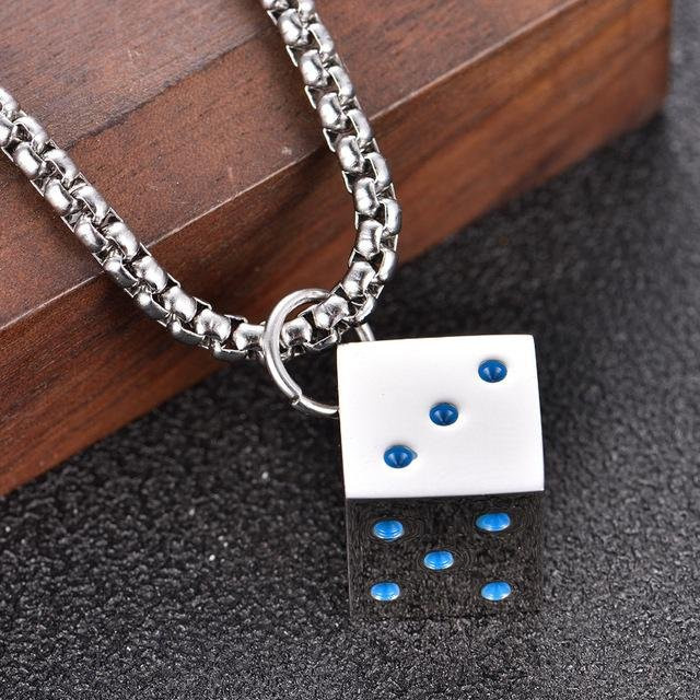 Wucifang Jewelry Halskette, Titan, Schwarz, Unisex - Bild 1