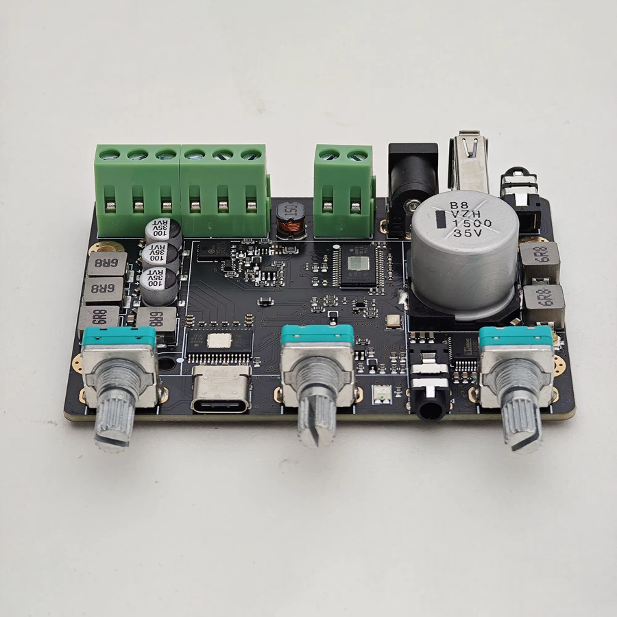 CHANGELIN 2.1 Bluetooth-DSP-Verstärkerplatine mit 31-Band-EQ und Android/PC-Tuning, 50 W x 2 + 100 W Ausgang - Bild 2