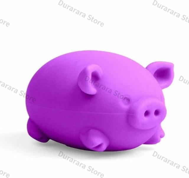 Needoh Buddelndes Schwein Fidget Spielzeug, violett - Bild 1