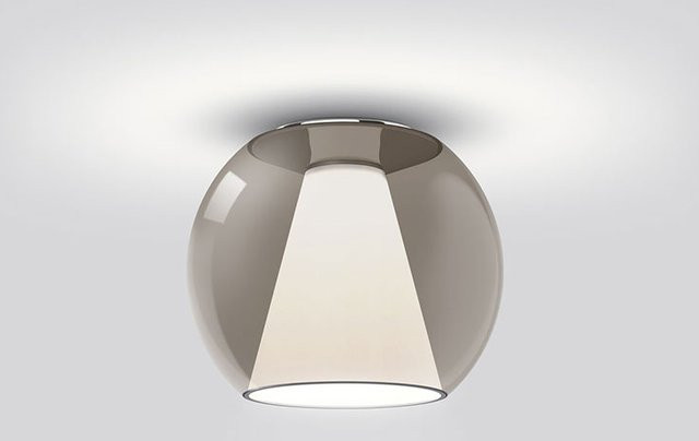 Serien Lighting Draft Ceiling S LED-Deckenleuchte aus Glas in Braun mit dimmbarer CCT-Funktion (1800K - 3000K) - Bild 1