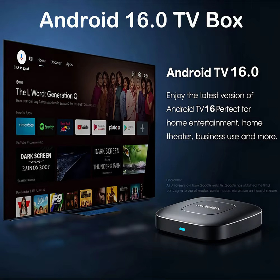 YOZHIXU T1 Smart Android TV Box mit Android 16, Allwinner H313, 8GB RAM, 128GB Speicher, Dual Wifi 5G und Google Assistant, 8K Video Media Player in Schwarz - Bild 3