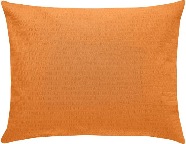 Kissenbezug Erwin M. Mallorca aus Baumwolle mit Reißverschluss, Orange, B: 100 cm, H: 65 cm - Bild 1
