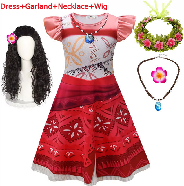 MESOQ Moana Prinzessinnenkleid, Rollenspiel, ab 2 Jahren - Bild 1
