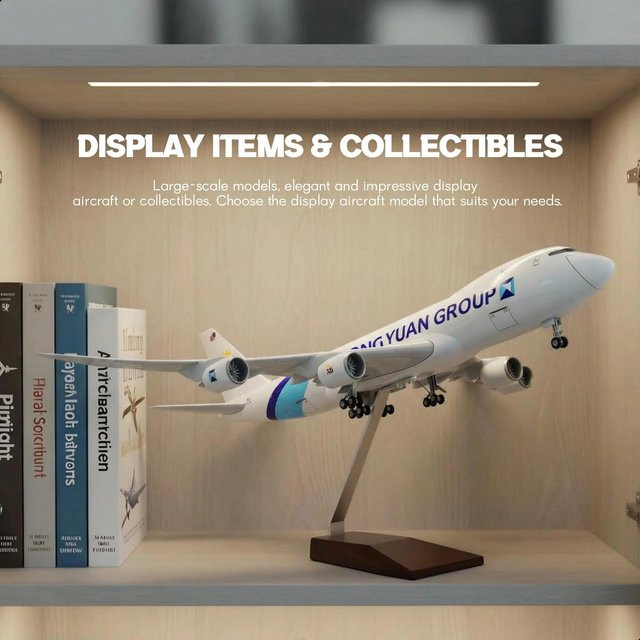 ZOCO B747 Frachtflugzeug-Modell, 1/160, aus Resin, ab 14 Jahren - Bild 1