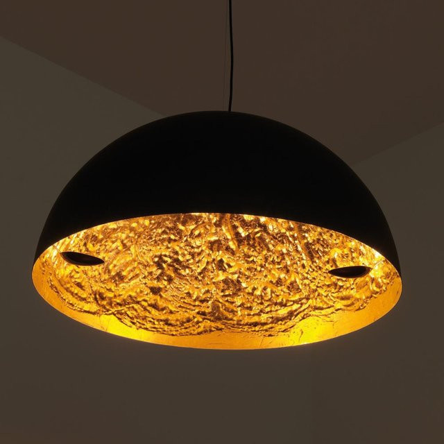 Catellani & Smith Stchu-Moon 02 LED-Pendelleuchte in Gold/Messing mit Durchmesser: 60 cm - Bild 1