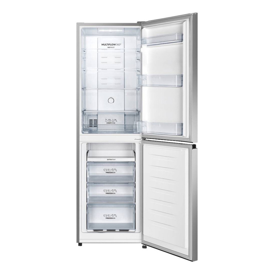 Gorenje Kühl-Gefrierkombination NRK 418 DCS4 in Edelstahloptik Grau, B/H/T: 55 x 183 x 56 cm - Bild 2