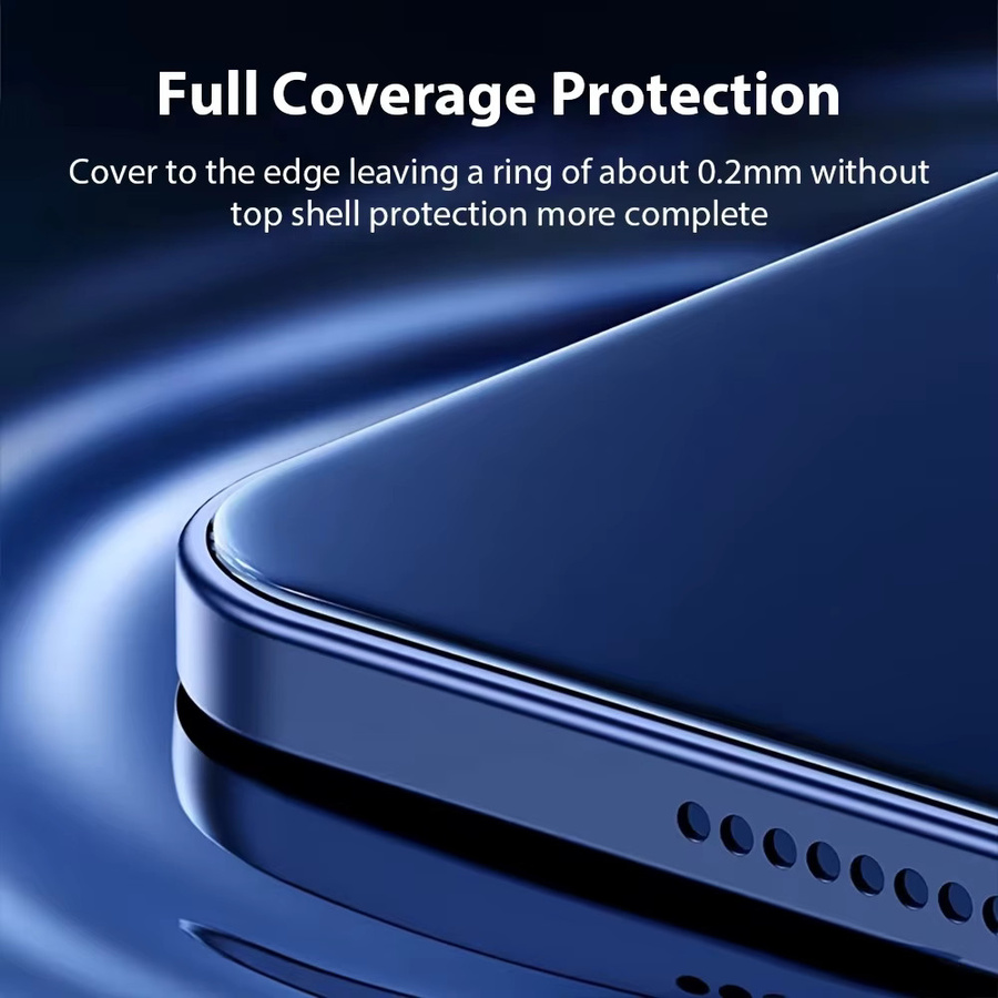 NNBILI 4er-Set Matt Sichtschutz-Displayschutz für iPhone 17 16 15 14 13 12 11 Pro Max, Kratzfest und Anti-Fingerabdruck, Schwarz - Bild 5