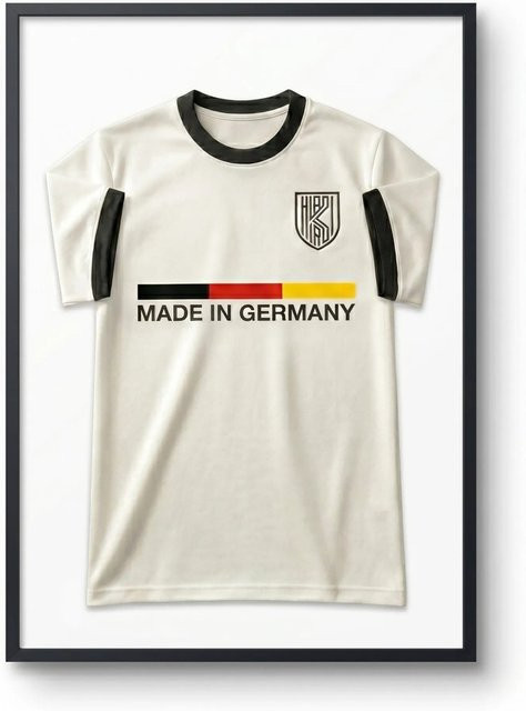 K-Möbel Echtholz Trikot Rahmen Schwarz B: 70 cm, H: 100 cm - Bild 1
