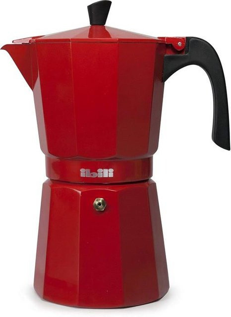Espressokocher IBILI Bahia in Rot für 6 Tassen aus Aluminium - Bild 1