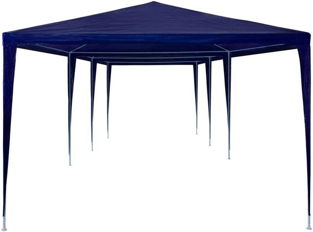 vidaXL Partyzelt aus PE in Blau, Maße: B: 3 m, L: 9 m - Bild 1