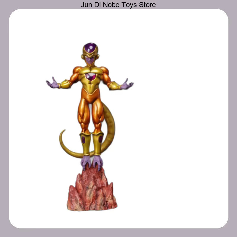 Bandai Golden Frieza Anime-Figur aus der Dragon Ball Resonance Serie, goldene Statue als Sammlerstück und Desktop-Dekoration, Höhe: 39 cm - Bild 2