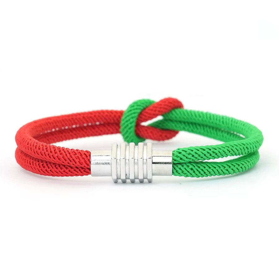 Noter Armband, geflochtenes Wickelarmband, Bunt, Herren - Bild 2