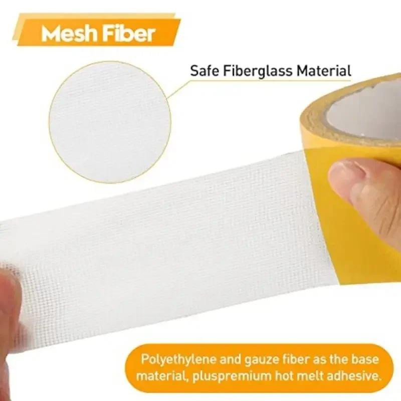 MGB Doppelseitiges Gitter-Klebeband transparent, wasserdicht und spurlos, Breite: 2 cm, Länge: 5 m - Bild 3