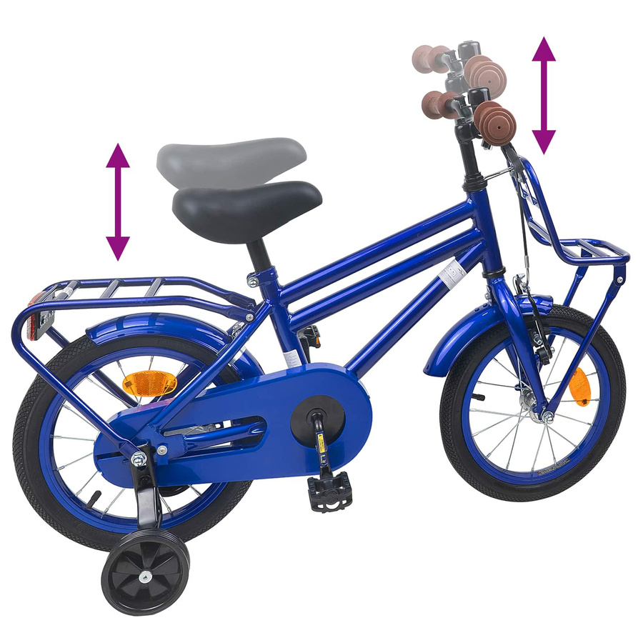 VD Home Furnishing Kinderfahrrad 16 Zoll Dunkelblau - Bild 4