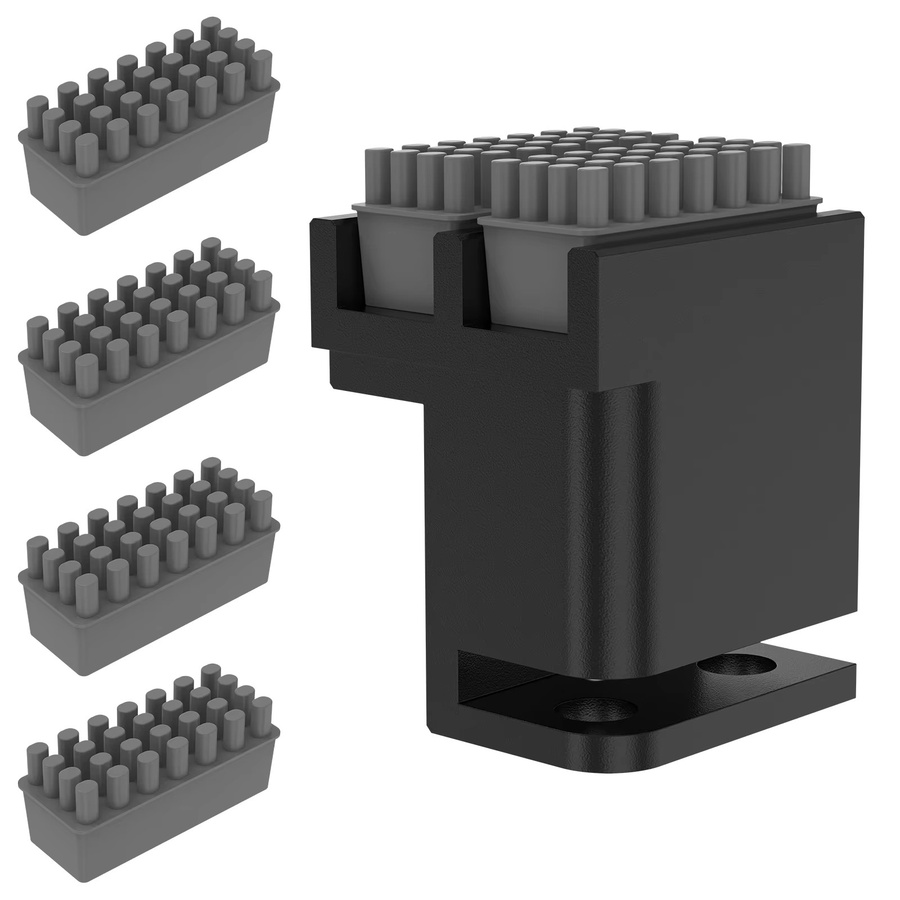 Bambu Lab 3D-Druckerdüsenwischer mit 4 Silikonbürsten für P1P, P1S, X1, X1C und X1E Düsenreinigungsset - Bild 7