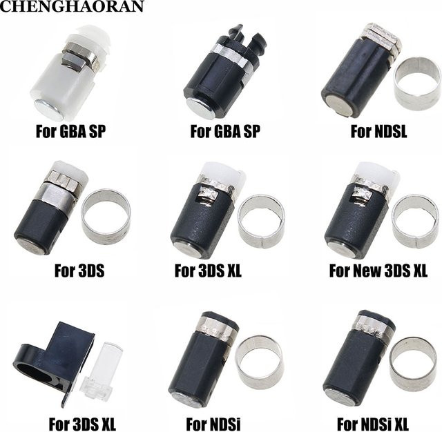 ChengHaoRan Reparatur-Set mit rotierender Metall-Spindel und Scharnier-Achse für Nintendo 3DS XL LL und New 3DS XL LL Konsolen - Bild 1