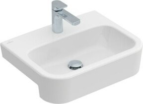 Villeroy & Boch Vorbauwaschtisch Architectura aus Keramik, weiß, B/T: 55 x 43 cm - Bild 1
