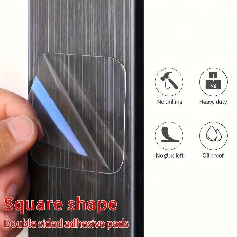 LESDAFFY Home Life Transparentes Nano-Klebeband, doppelseitiges PVC-Klebeband, wasserdicht und hitzebeständig, 10 Stück - Bild 4
