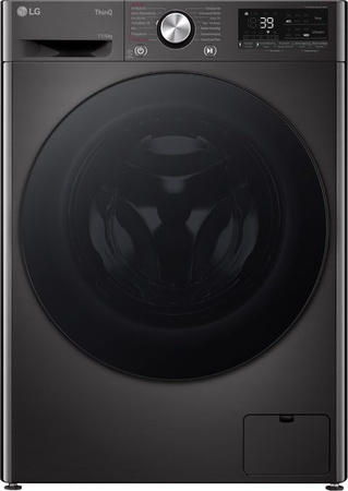 LG Stand-Waschtrockner W4WR70E6YB in Schwarz mit App-Steuerung und WiFi