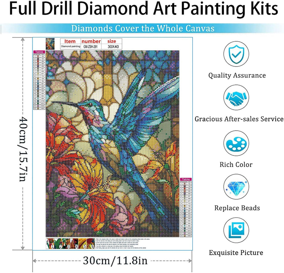 Diamantmalerei DIY Set Sexy Frau Mosaikkunst mit vollem Kreis, B x H: 50 x 70 cm, Multicolor - Bild 1