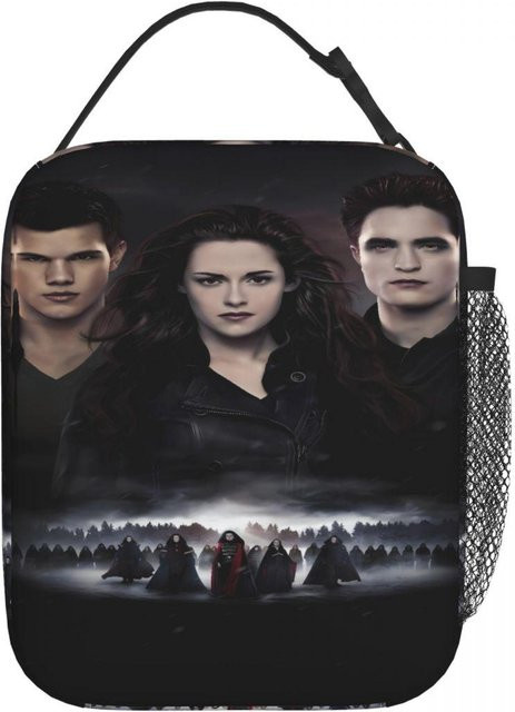 Fancy Style Studio Isolierte Brotdose Twilight Saga Edward Bella Design in Schwarz - Bild 1