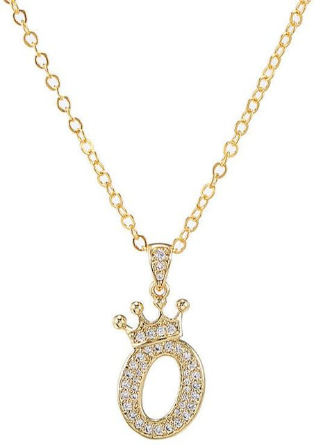 YULIN Halskette, Edelstahl, Gold, Zirkonia, Unisex - Bild 1