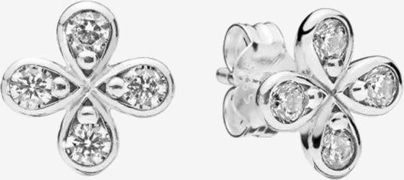 YIRAN Jewelry Ohrstecker 925 Silber, Gold, Zirkonia, Damen - Bild 1