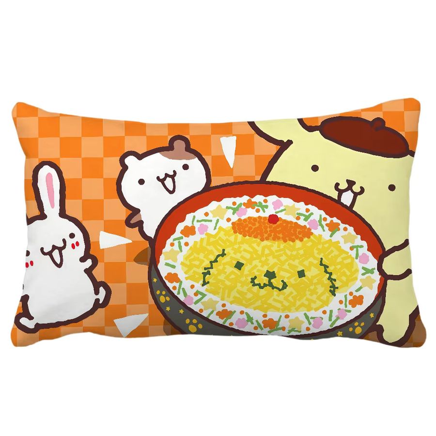 Sanrio P-PomPom Purin Kissenbezug im Kawaii Cartoon Anime Design für Sofa und Wohnzimmer - Bild 5