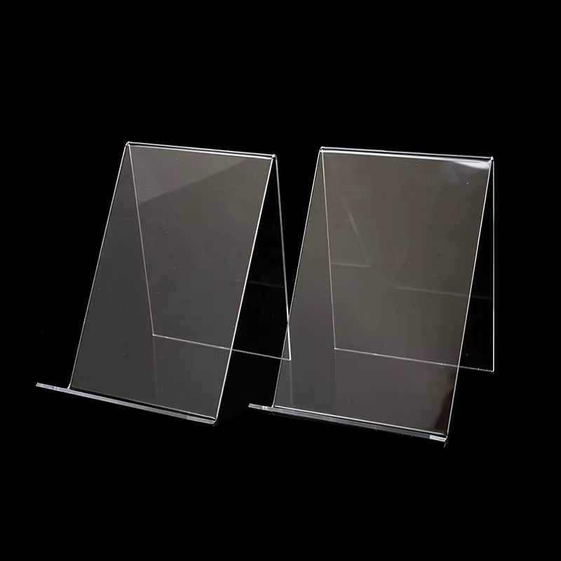 Transparenter Acryl Buchständer als vertikaler Display-Halter und Organizer für Bücher und Magazine - Bild 2