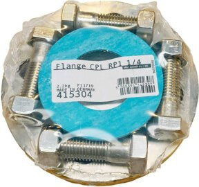 Grundfos Gegenflansch für Kreiselpumpen, Rp 1 1/4, Farbe: Silber, passend für CR 1,3,5 - Bild 1