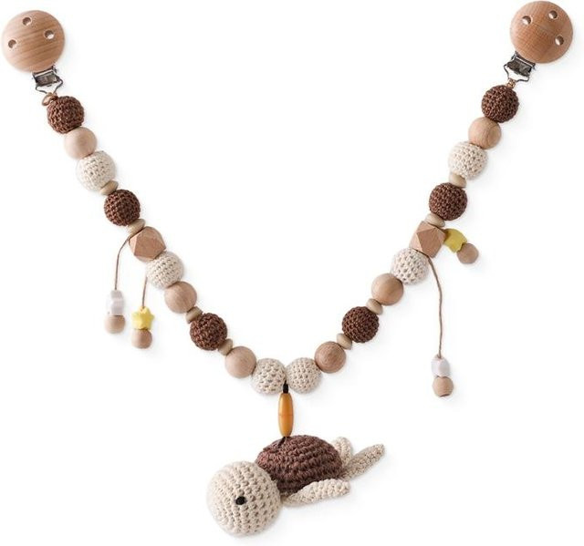 Binchi Outdoor Product Niederschildkröte Hängendes Anhängerspielzeug, Holz, Bunt / Mehrfarbig - Bild 1