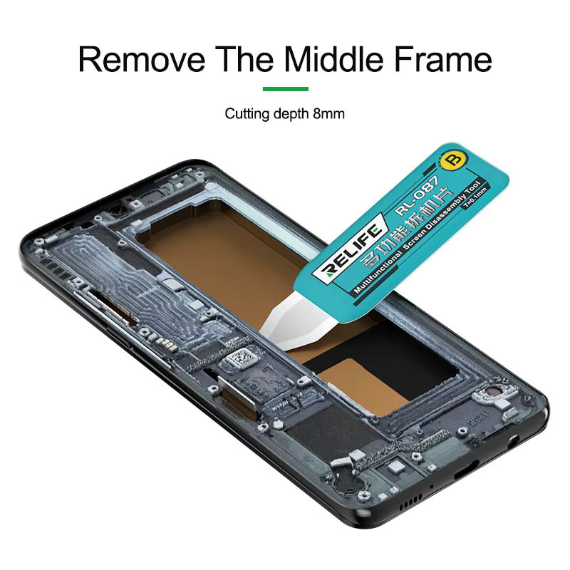 RELIFE RL-087 3-in-1 Demontagewerkzeug-Set für iPhone, iPad und Samsung zur Reparatur von LCD-Bildschirmen und zur Hebelöffnung - Bild 3