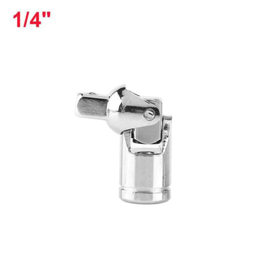 VIBRATITE Universalgelenk Ratsche aus Chrom-Vanadium-Stahl in Silber für 1/4", 3/8" und 1/2" Steckschlüssel-Verlängerung - Bild 1