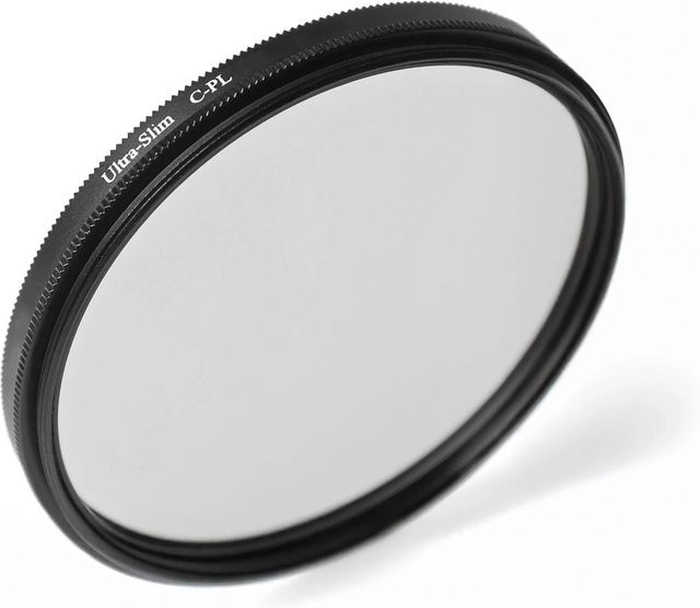 Massa Walimex Pro Polfilter CPL Polarisationsfilter in Schwarz, Durchmesser: 58 mm, Dicke: 7 mm - Bild 1
