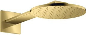 Hansgrohe Axor Kopfbrause 250 1jet mit Brausearm in Gold, rund, wandmontiert - Bild 1