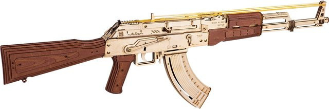 Robotime Rokr Automatisches Gewehr AK47, 3D-Holzpistole, Holzpuzzle, ab 14 Jahren - Bild 1