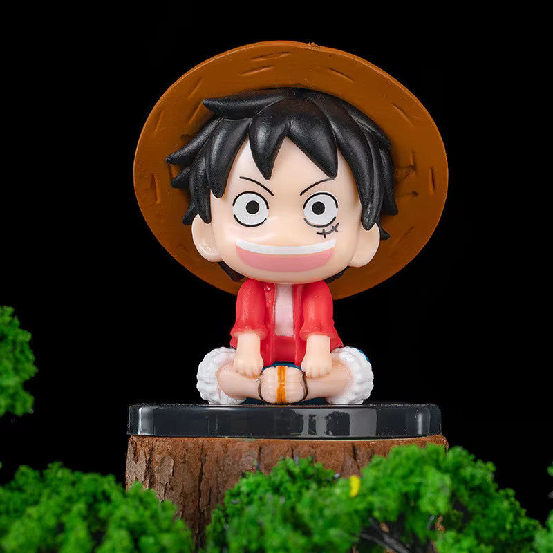 Bandai One Piece Anime Figur Ruffy und Zoro PVC Modell Ornament in Multicolor - Bild 2