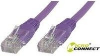MicroConnect Netzwerkkabel CAT 6 UTP mit RJ-45 Stecker auf RJ-45 Stecker, 10 m, lila - Bild 1