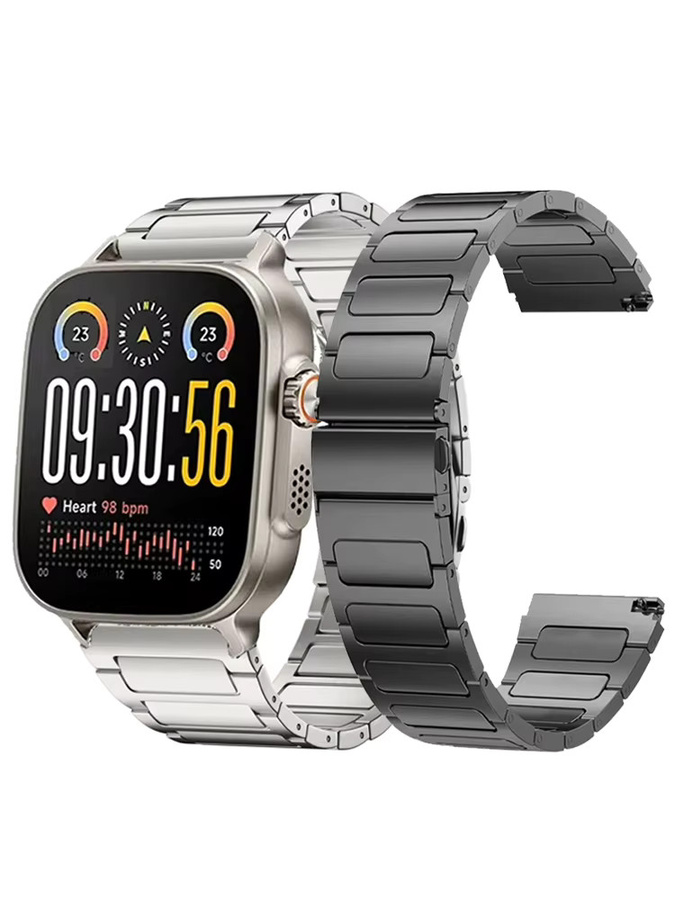 Uhrenarmband Edelstahl, Silber, Unisex - Bild 3