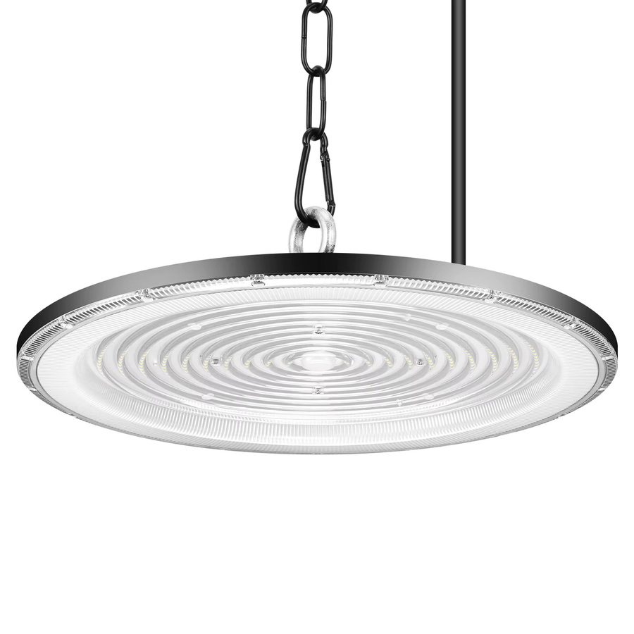 Energiesparende LED UFO Hallenleuchte IP66 Wasserdicht, 6500K Tageslicht Weiß, Industrielle Deckenlampe aus Aluminium für Lager, Werkstatt und Garage - Bild 3