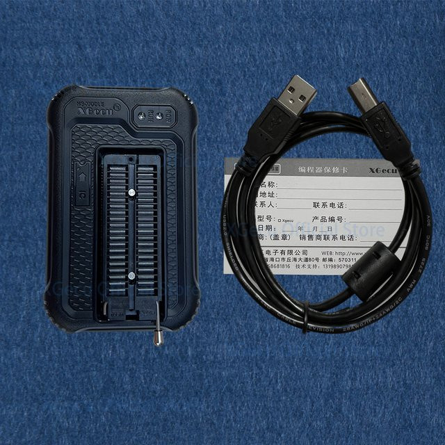 XGecu T48 IC Programmierer in Schwarz unterstützt über 34000 ICs für EPROM, MCU, SPI, Nor, NAND Flash und EMMC als Ersatz für TL866CS und TL866II - Bild 1
