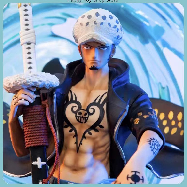 Bandai One Piece Trafalgar Law Dream Ver Oka Shichibukai Anime Figur mit leuchtender Szene, Höhe: 43 cm, Multicolor - Bild 4