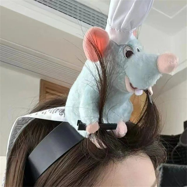 Bandai Ratatouille Disney Plüsch Maus Puppe, Mädchen - Bild 1