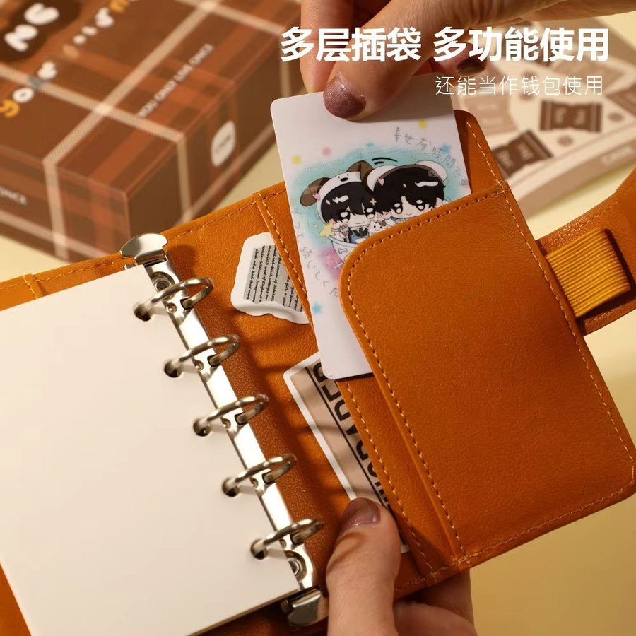 Artisan M5 Traveler's Journal nachfüllbares Leder-Set in Grün und Orange - Bild 2