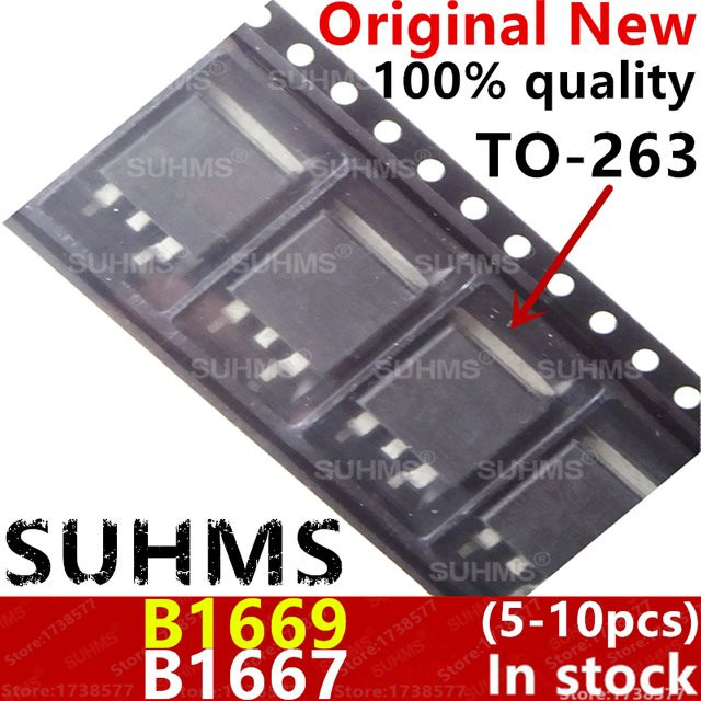 SUHMS Transistoren B1669 B1667 2SB1669 2SB1667 TO-263 Schwarz 5-10 Stück - Bild 1