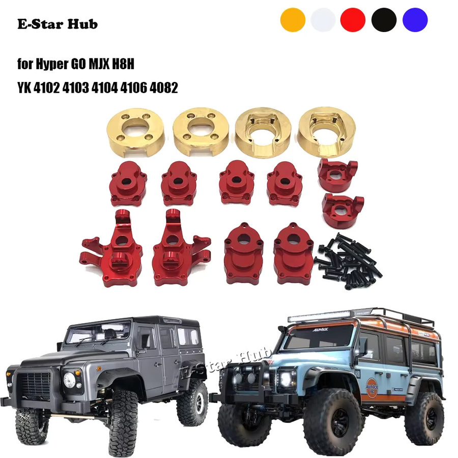 MJX Hyper GO H8H YK4102 4103 4 6 4082 Vorderer und hinterer Cup C-Sitz gewichtet, Metall, Orange, Zubehör - Bild 1